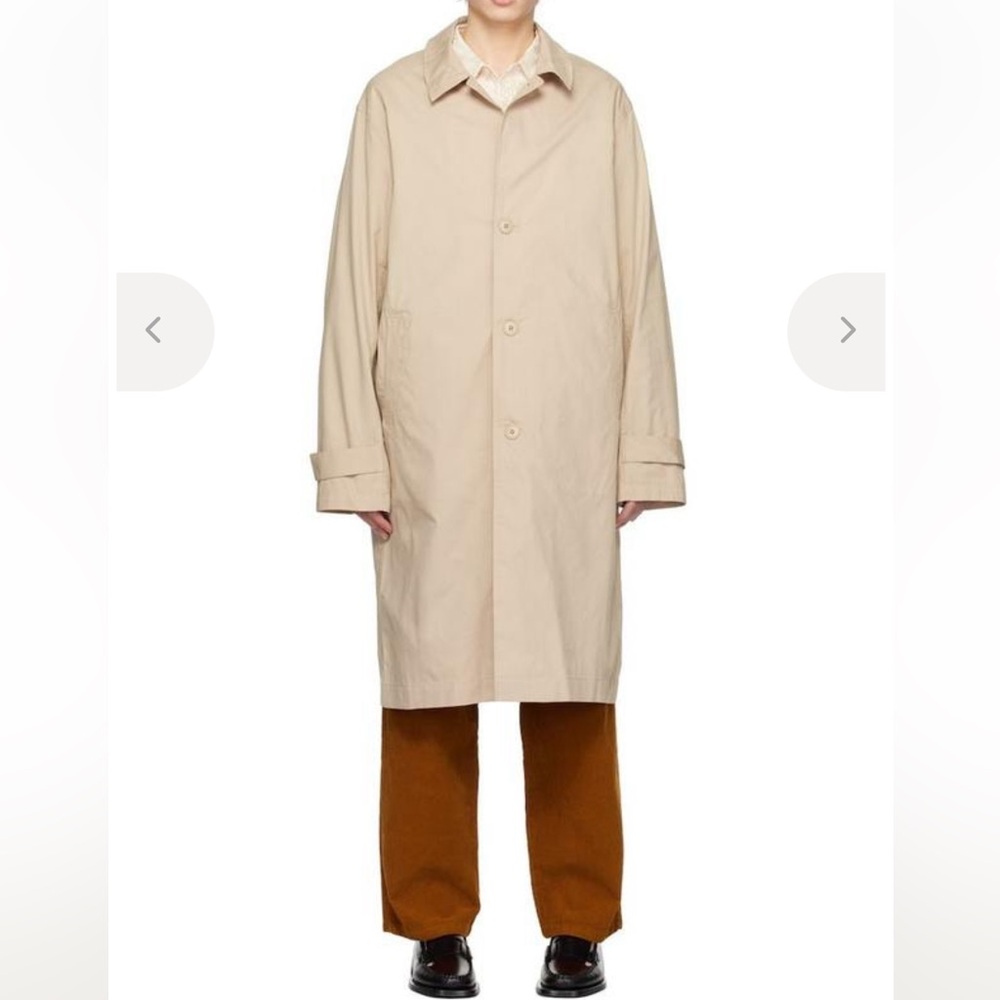 Saturdays Men’s NYC Clyde Classic Khaki Trench Coat XL NWT